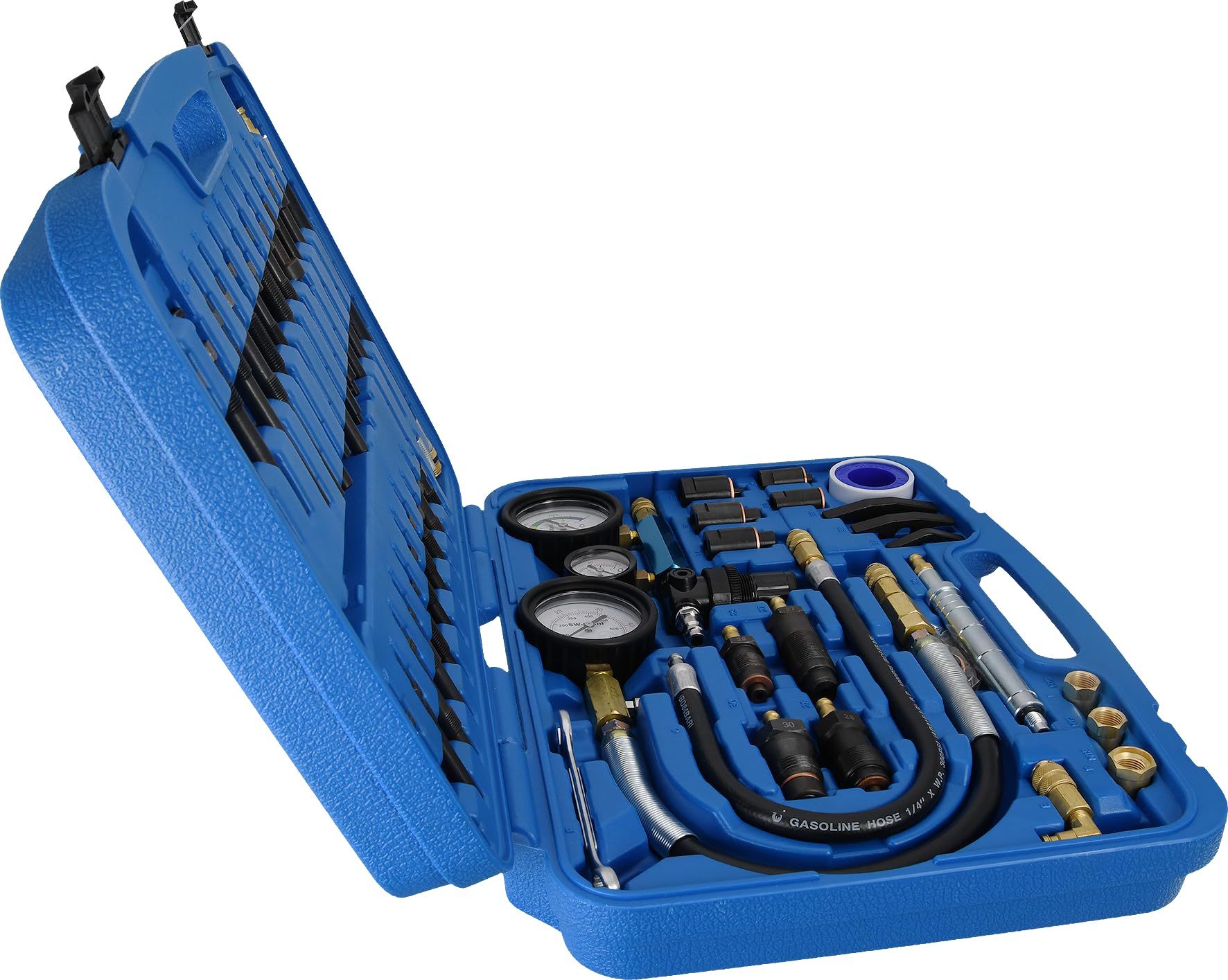 SW-Stahl 26119L Tester Compressione per Motori a Benzina e Diesel | Kit universale di controllo pressione cilindri per diagnostica professionale, manometro preciso con scala chiara.