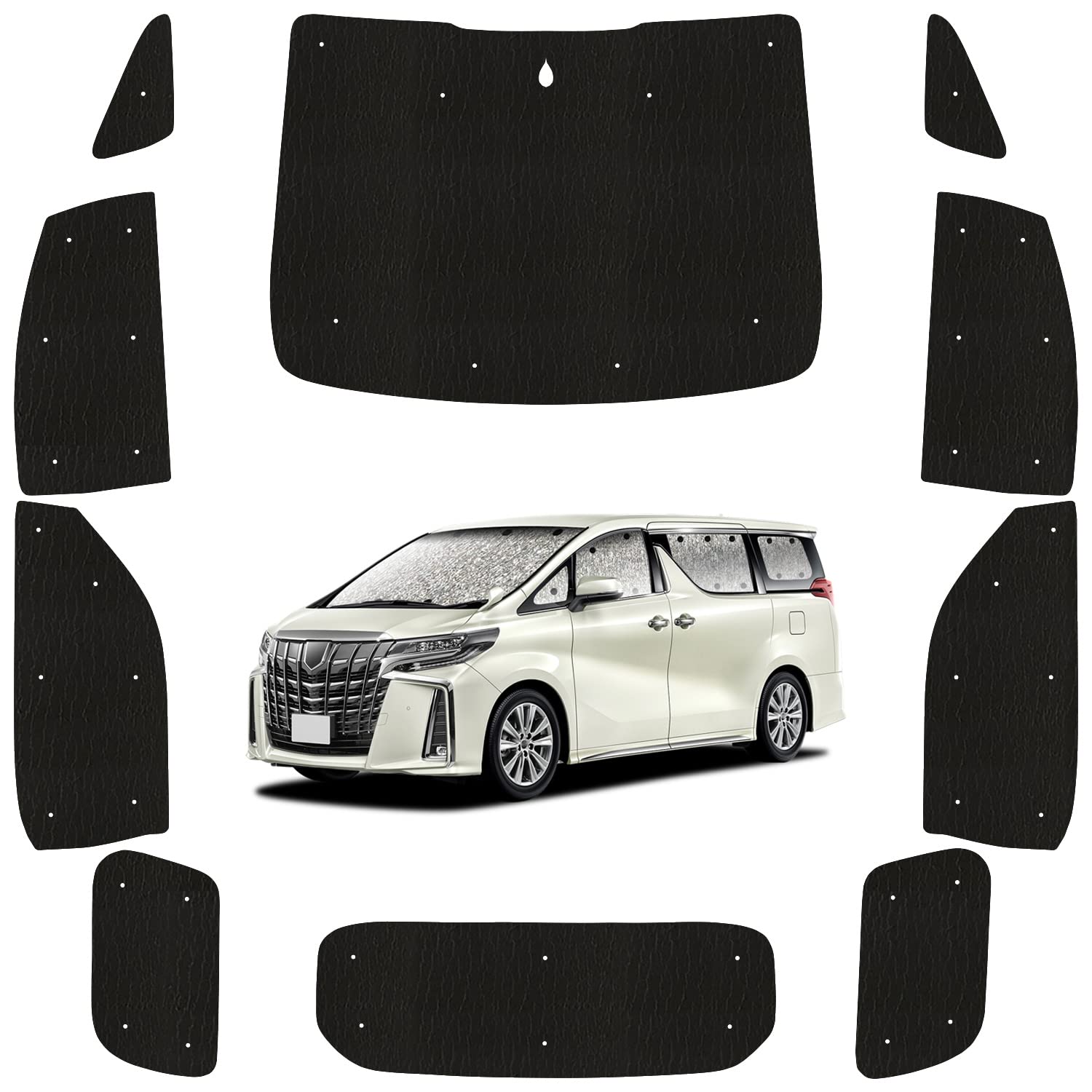 Amazon.co.jp: 趣味職人 サンシェード シームレス ライト 車 