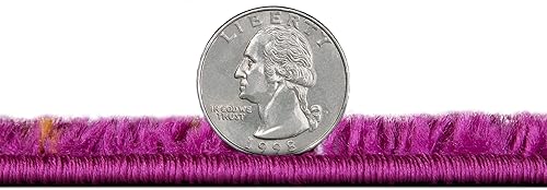 Miniatura 3 de Leick Home 594952 Cusp - Alfombra rectangular para interiores y exteriores, color gris con patrón marroquí azul, 4 x 6 pies