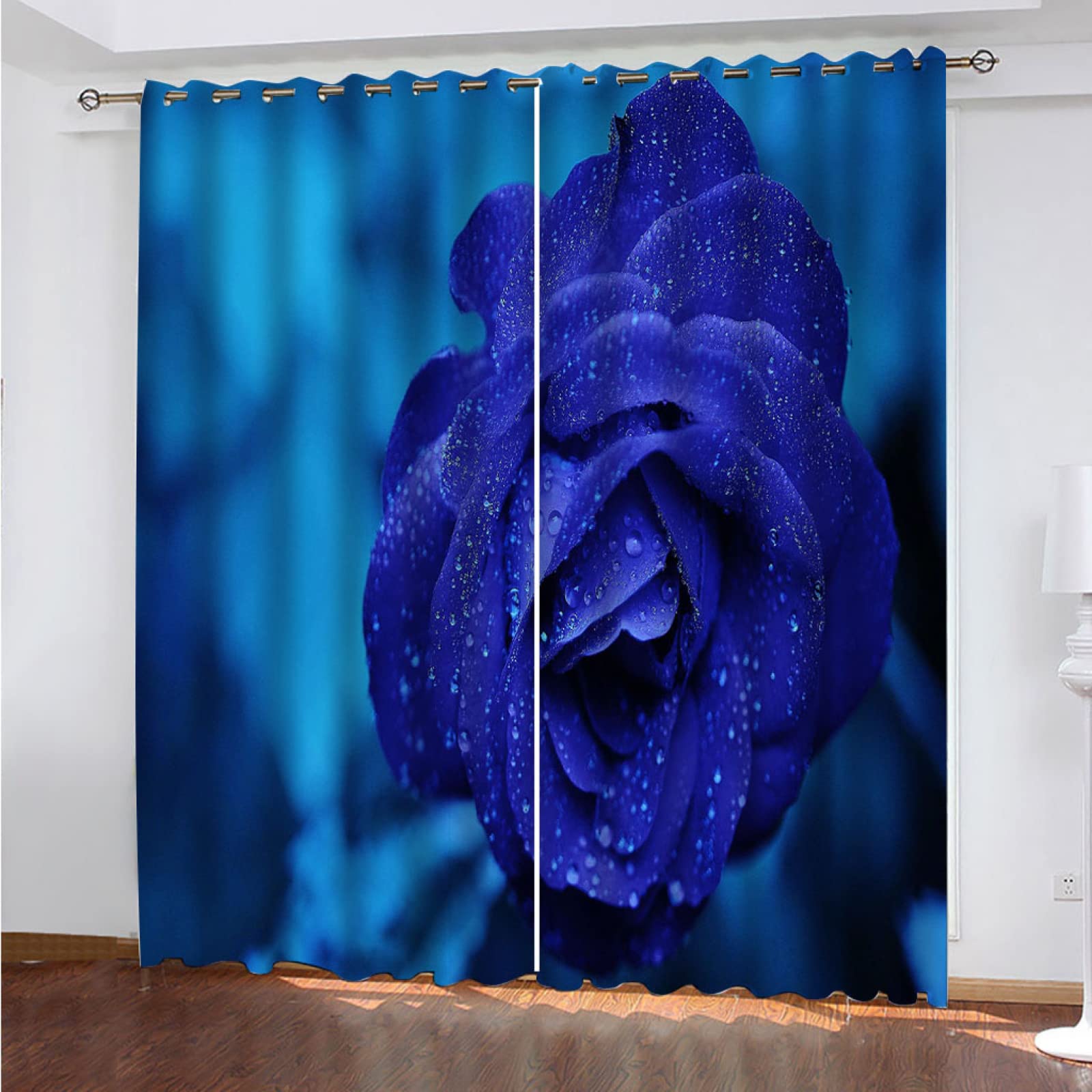 Rideau occultant isolant contre la chaleur et la lumière, décoration de chambre 132x145 cm