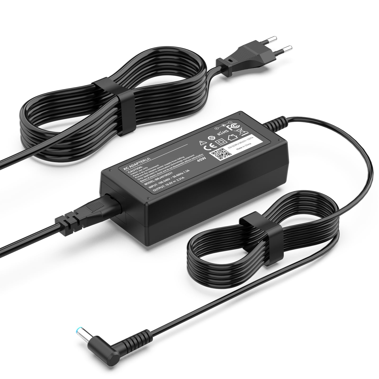Chargeur 65W Pour Ordinateur Portable HP - Adaptateur 19.5V 3.33A - Compatible Pavilion, Elitebook, Probook, Chromebook - Câble 1.5m G3 Ac Adapter Chargeur 65W Pour Ordinateur Portable HP - Adaptateur 19.5V 3.33A - Compatible Pavilion, Elitebook, Probook, Chromebook - Câble 1.5m G3 Ac Adapter