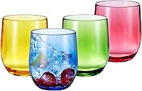 Vista 7 de Juego de 6 vasos de vino de plástico sin tallo de 14 onzas, vasos de acrílico multiusos, irrompibles, resistentes a las roturas, aptos