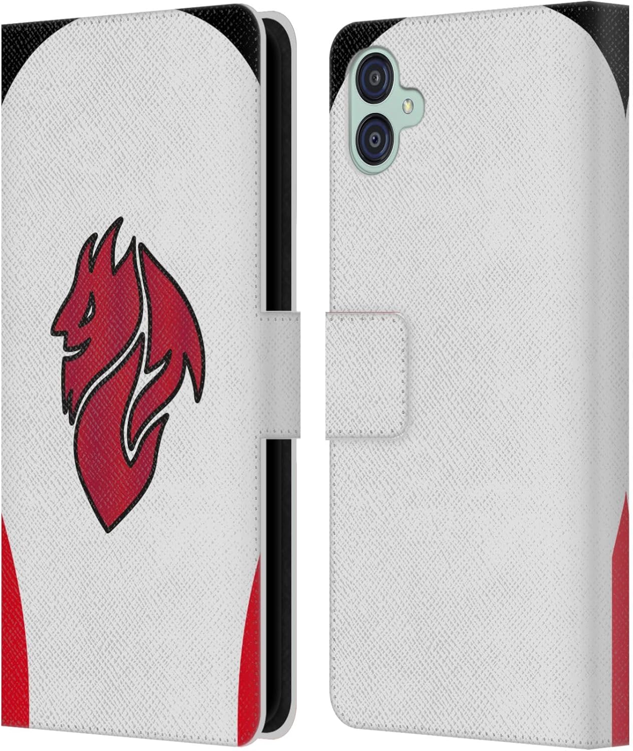 Head Case Designs Officially Licensed AC Milan Away 2025/26 Crest Kit Leather Wallet Case Compatible with Samsung Galaxy M04 5G / A04e