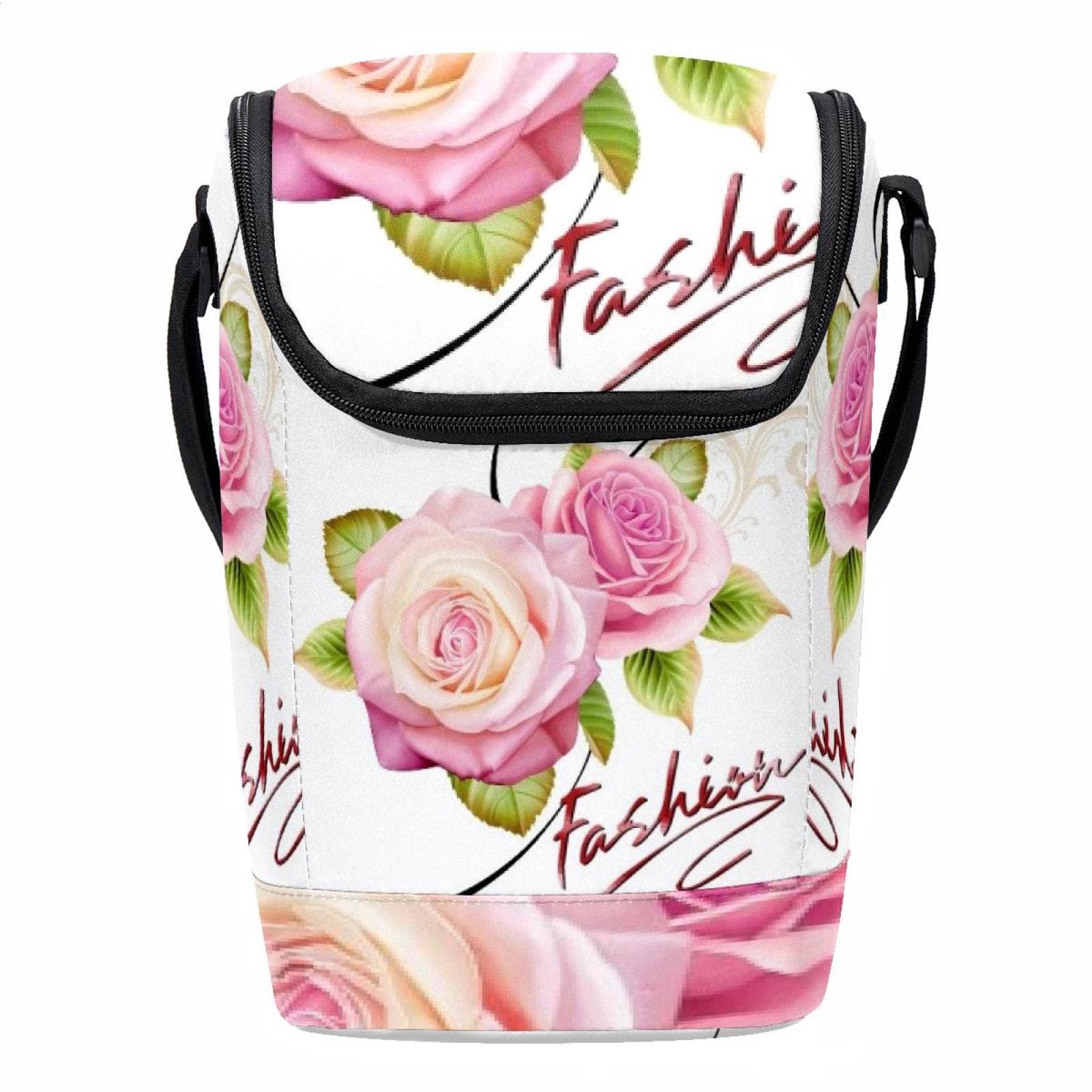 Bolsa de almuerzo para llevar comida al trabajo bolsa portátil floral