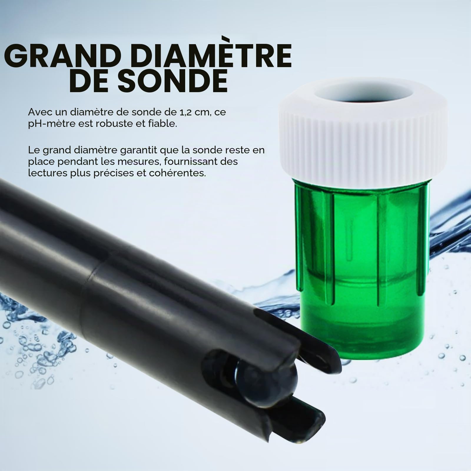 0-14 pH 300cm 3000mm 118in Remplacement BNC Électrode Sonde Connecteur Câble Capteur pour ph Moniteur Contrôleur Testeur Mètre Kit Ensemble Aquarium Hydroponique Plante Piscine Spa