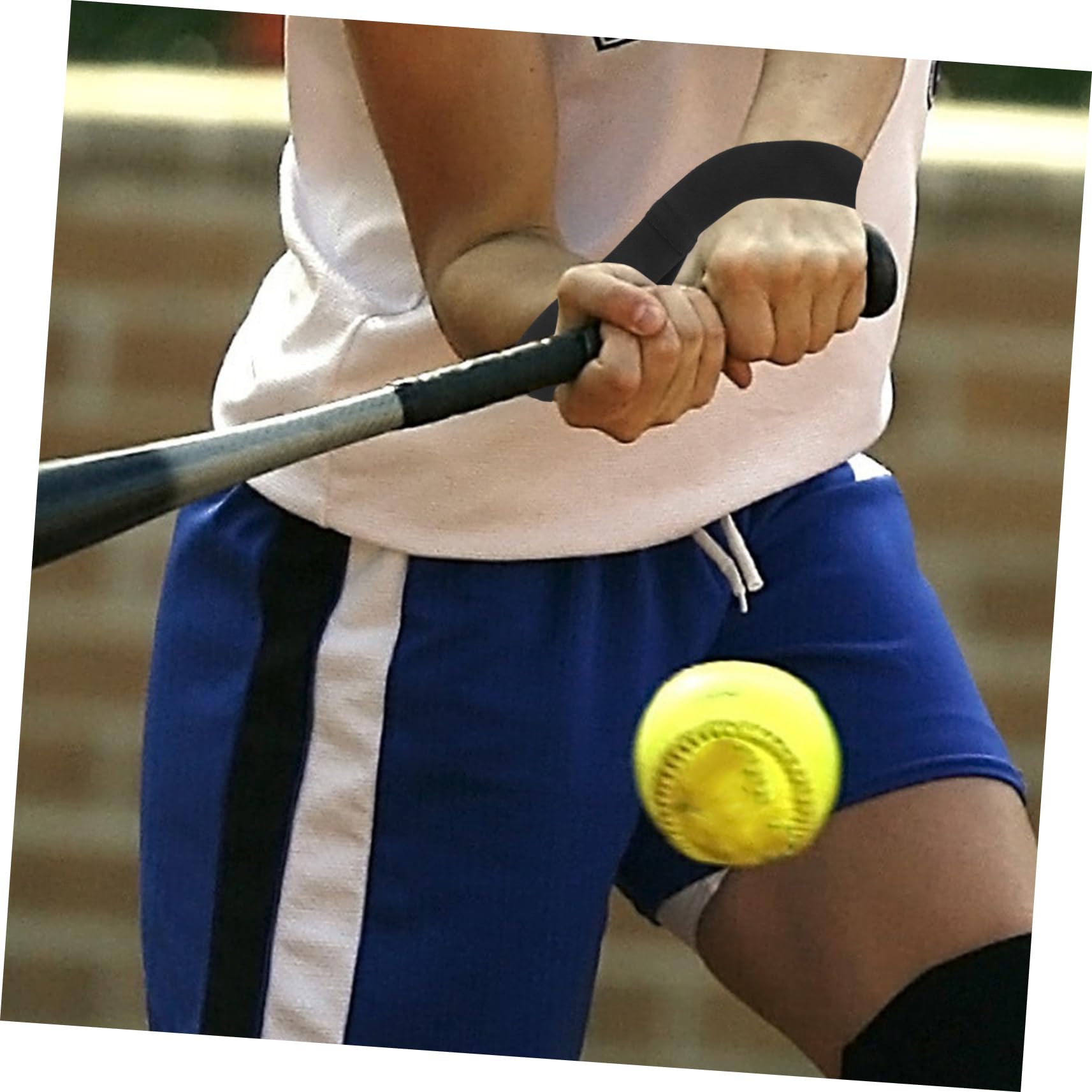 Totority Baseball Swing Trainer Band Hitting Posture Correction Tool for Right Left-Handed Players Comfortable Arm Band for Baseball Softball Training