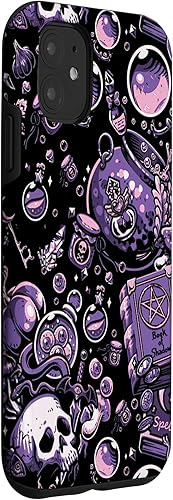 Miniatura 3 de Funda linda para iPhone 11 Witch's Essentials Pattern Witchy Design Halloween