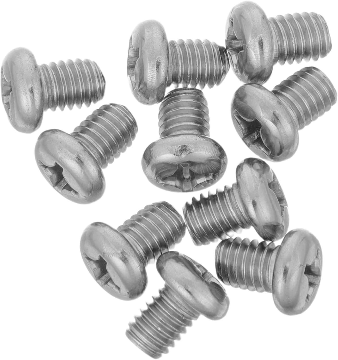 Cabilock 10pcs Stainless Steel Cookware Handle Bolts for Kitchen Pot Grip Repair, M6x8mm Frying Pan and Soup Pot Replacement Screws with Precision Manufacturing and Easy Installation