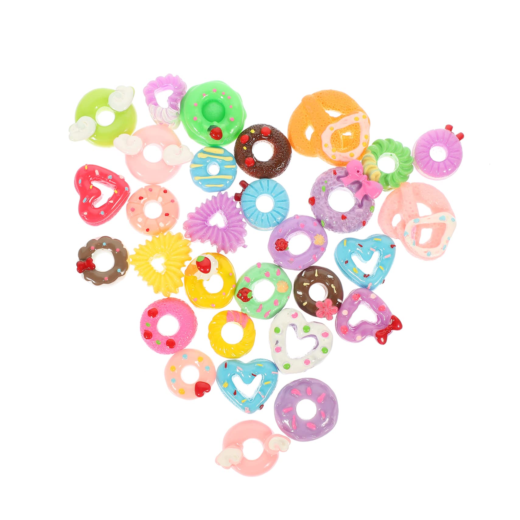 TEHAUX 30pcs nail art flatback bead charm nail polish artificiales para DIY accessories Phone Shell Accessories applique manual