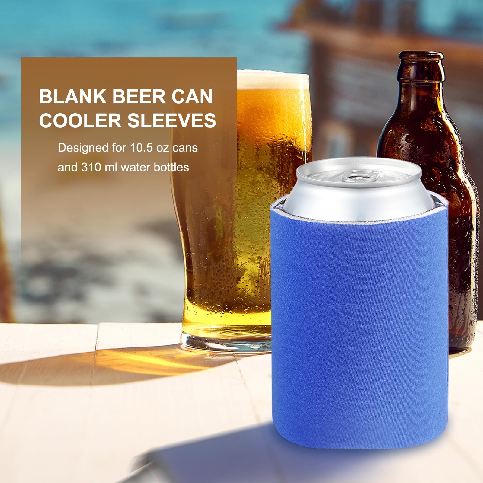PATIKIL Blank Beer Can Cooler Sleeves - Image 3