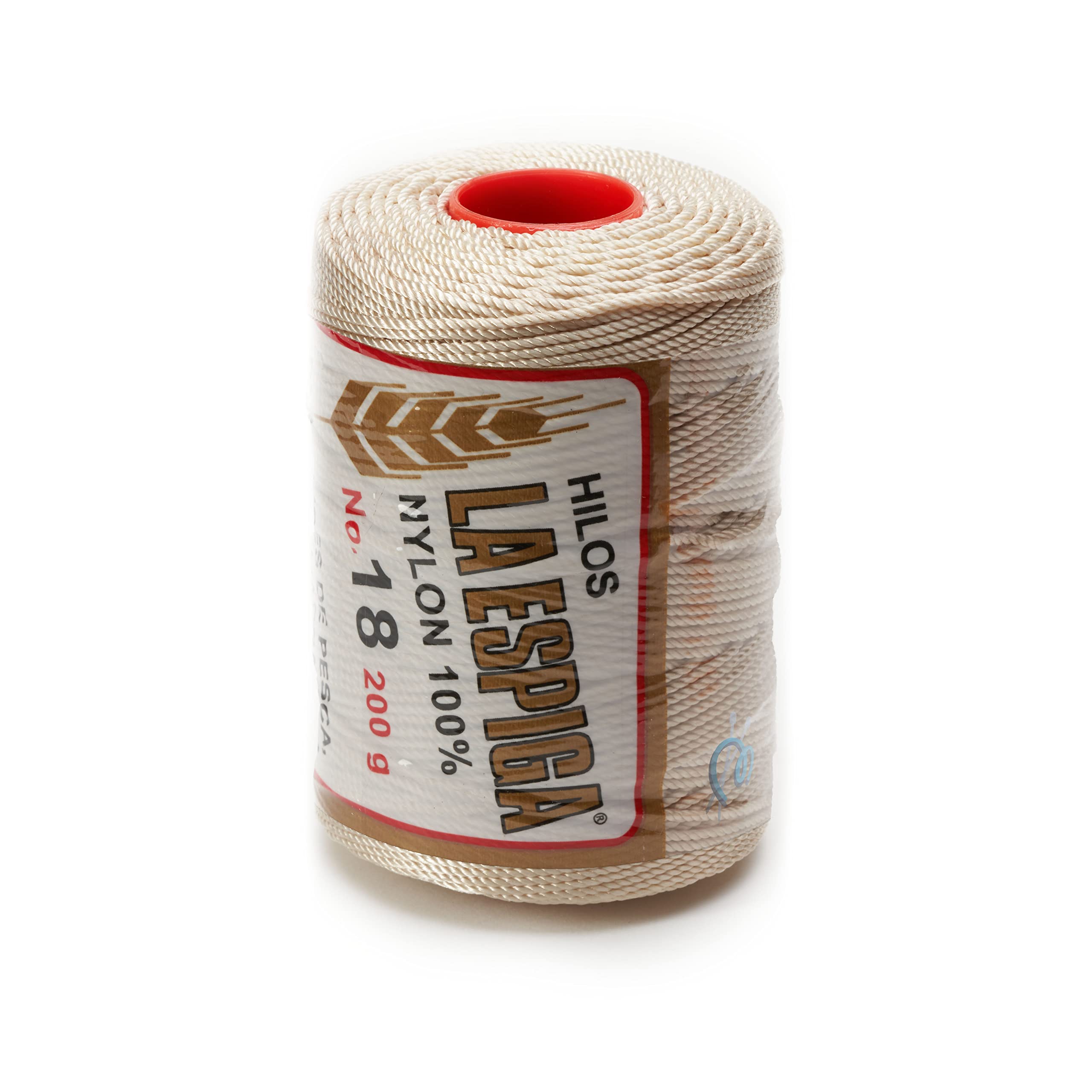 Espiga No.18-100% Nylon Omega - Cuerda para tejer y ganchillo, 16 lino
