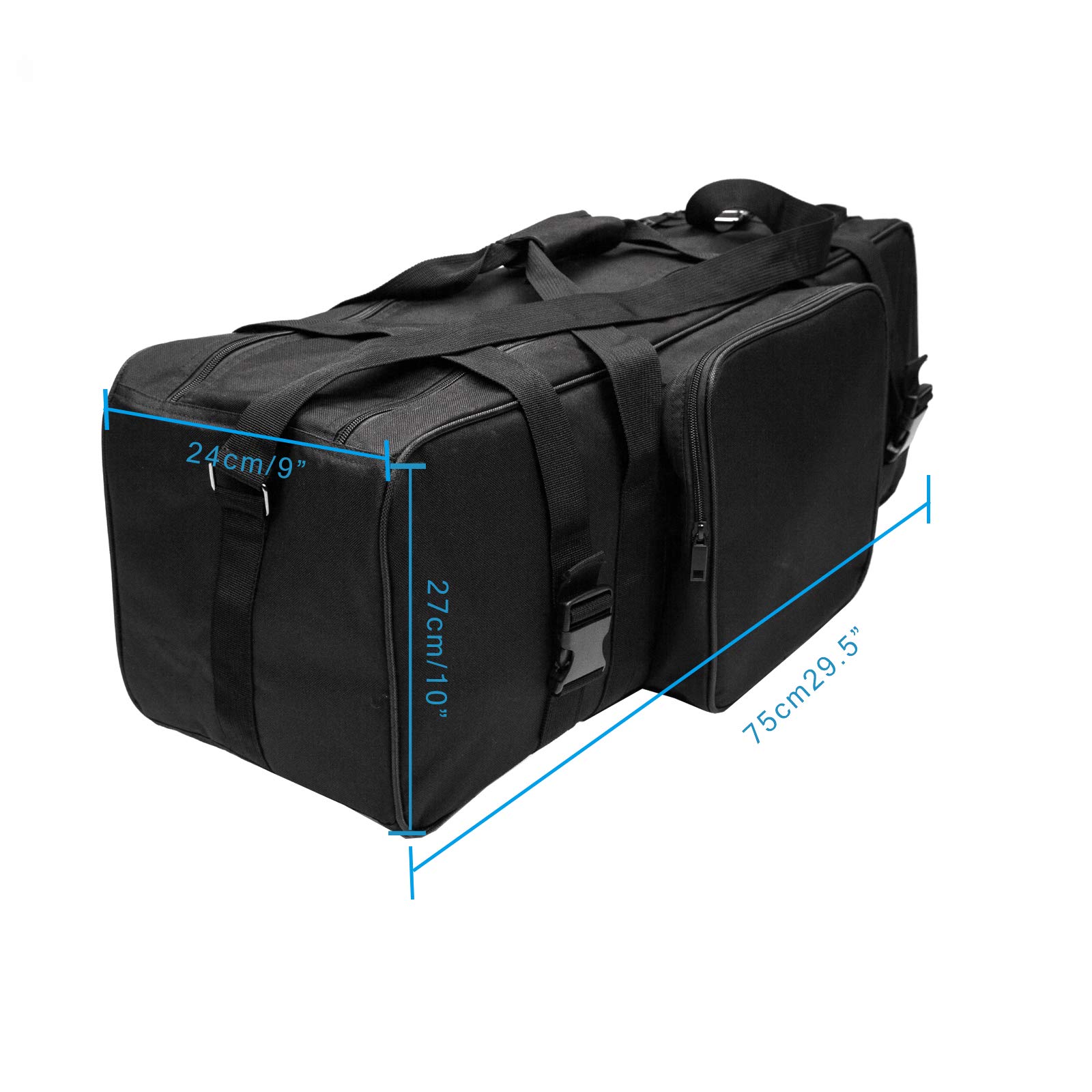 Custodia resistente per attrezzature fotografiche, 75cm, leggera e portatile, per videocamere e monolight