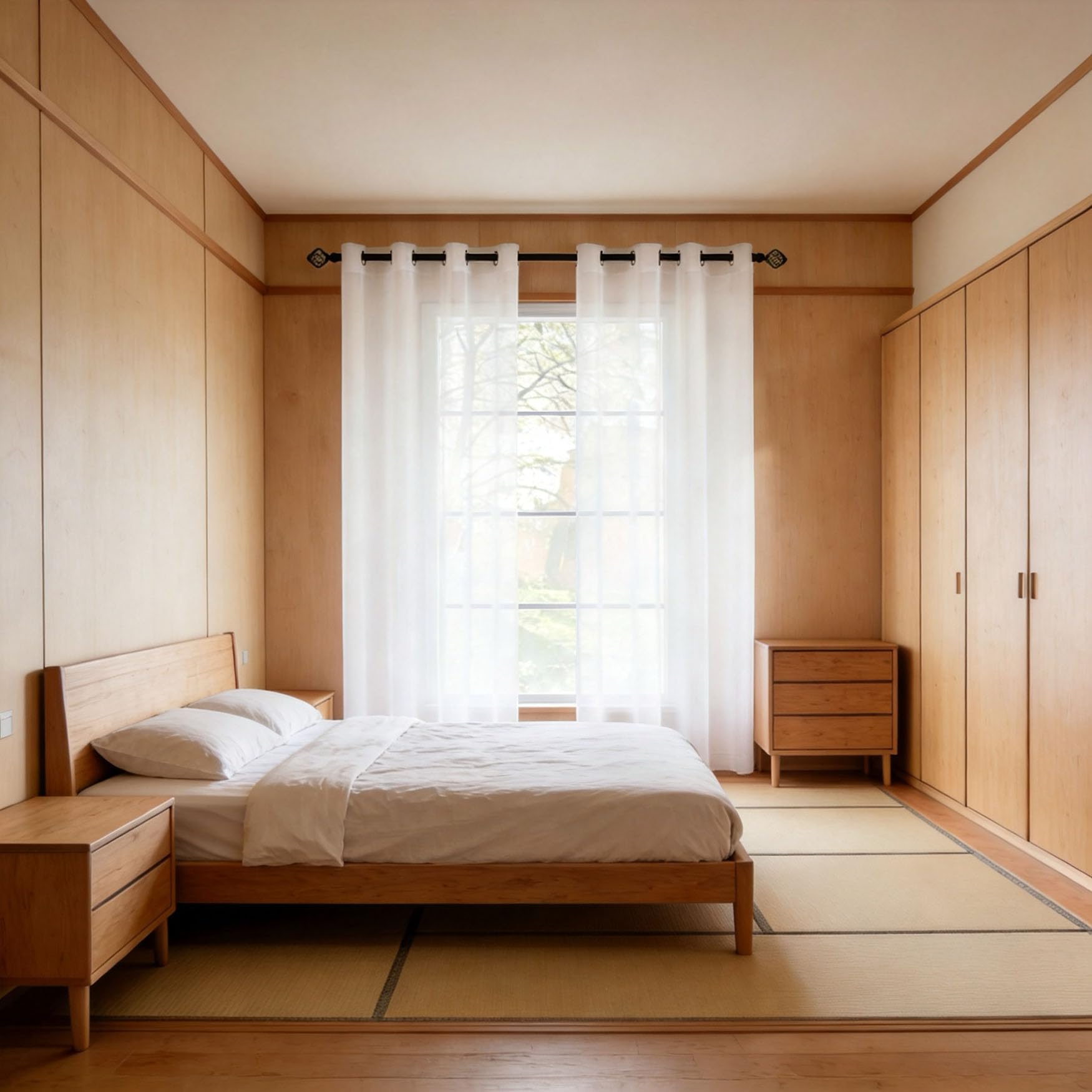 Rideaux voilages pour chambre d'enfant et cuisine ambiance douce