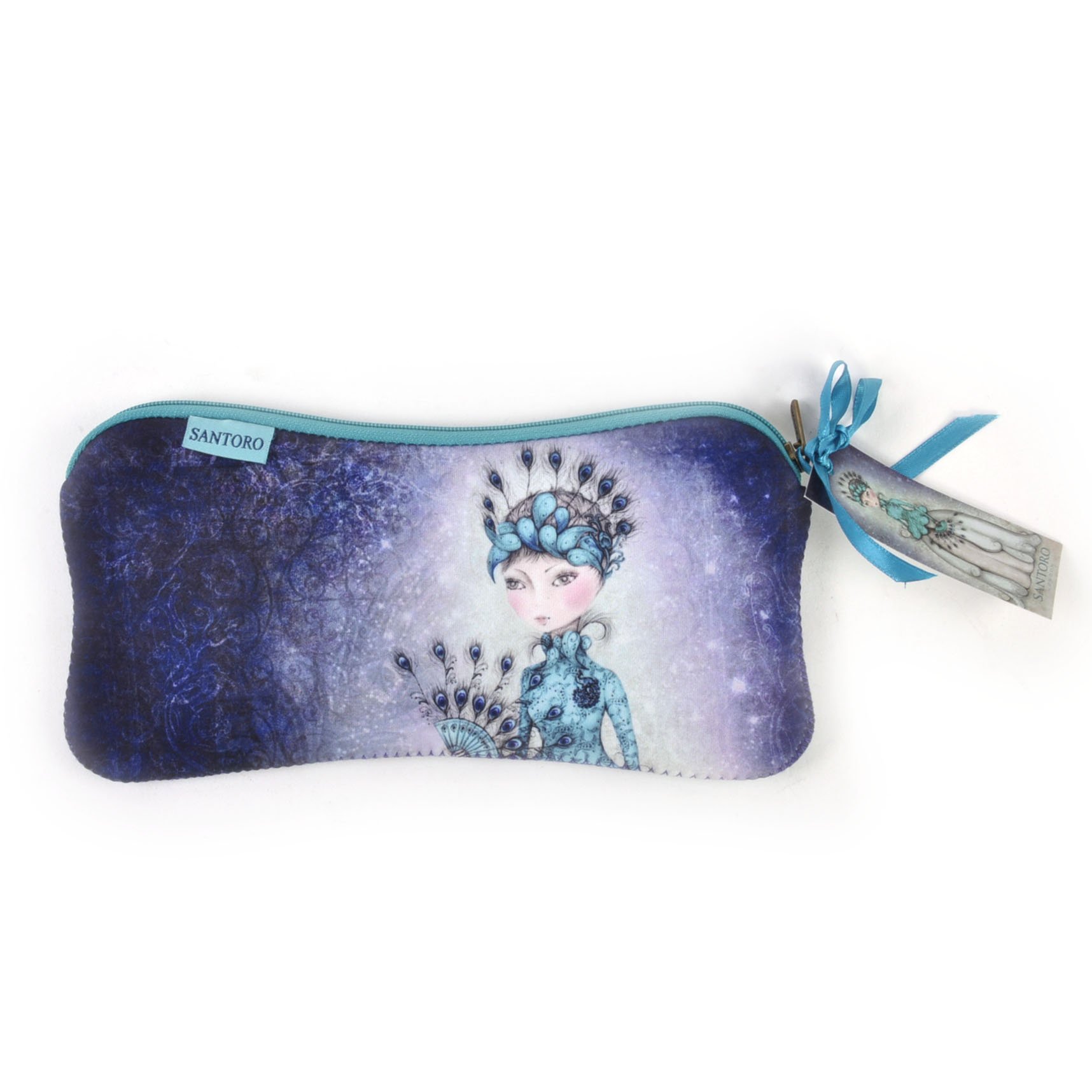 SANTOROMirabelle Neoprene Accessory Case - Miss Peacock
