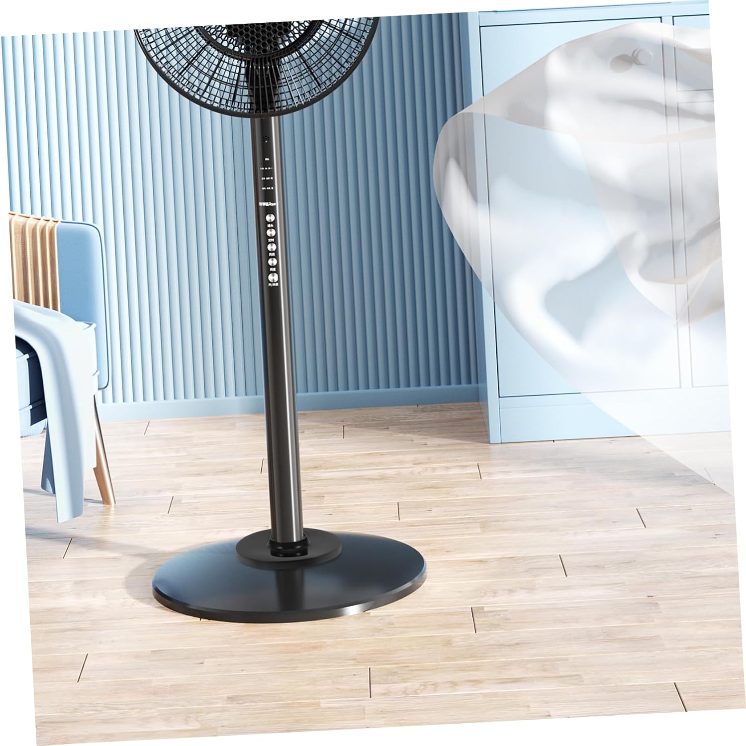SHOWERORO 3Pcs Plastic Electric Fan Base Stylish Replacement Chassis for Floor Fans Easy to Install Material Compatible with Various Models
