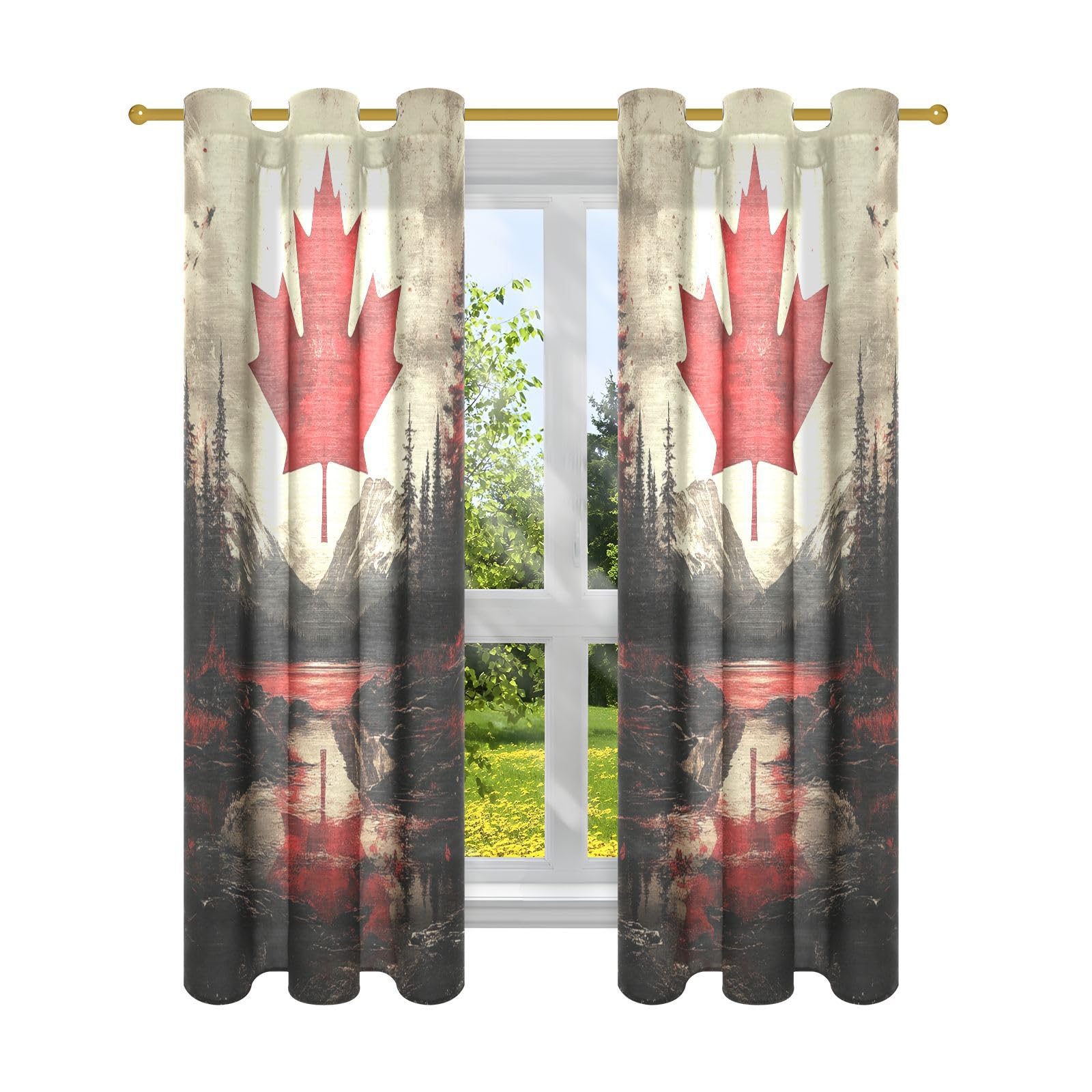Rideaux occultants en lin au drapé élégant et moderne pour grand salon