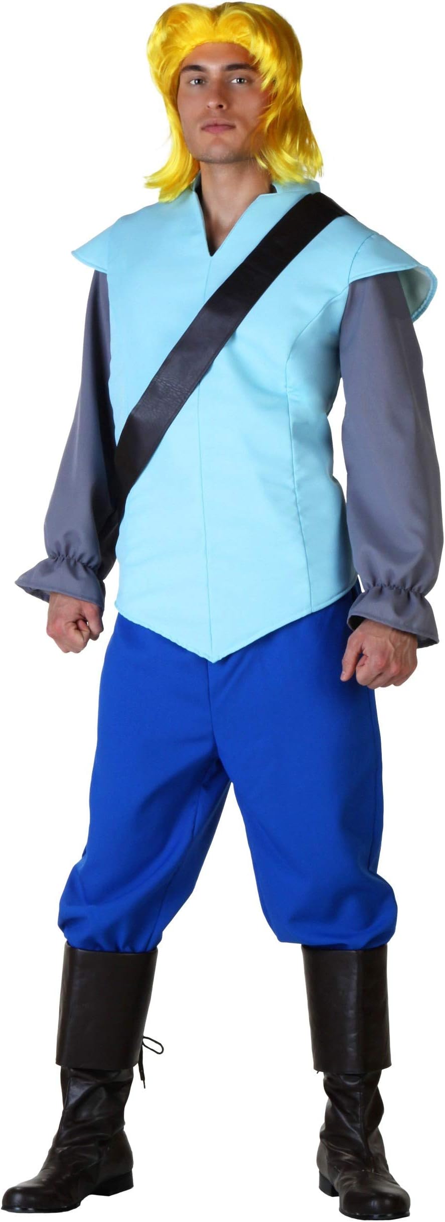 Adult John Smith Costume | Men's Conquistador Halloween Outfit With Shirt, Pants, & Belt Strap