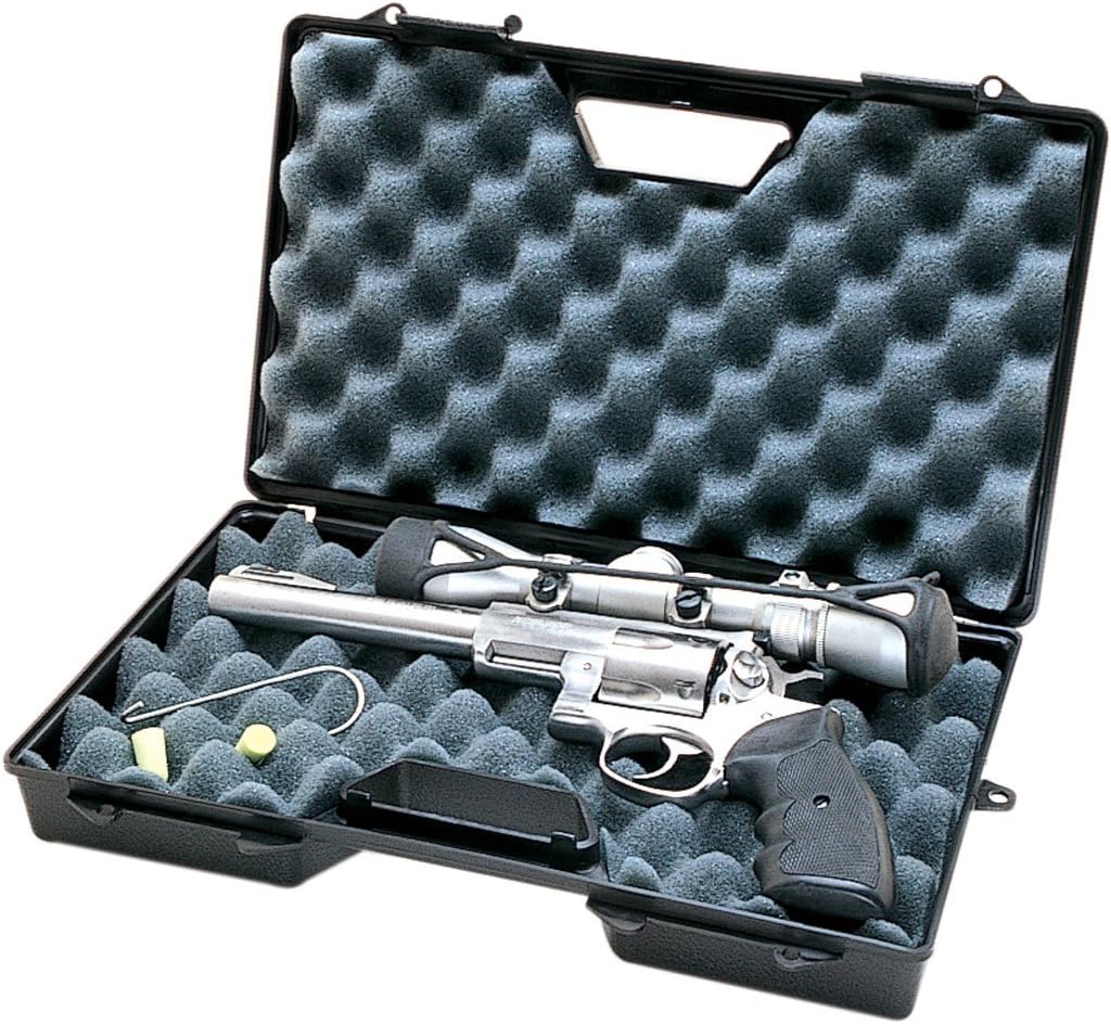 MTM 808-40 Compact Single Handgun Case Up to 8.5 Inch Revolver with Scope