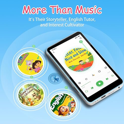 Miniatura 6 de Reproductor de MP3 con Bluetooth y WiFi, almacenamiento de 144 GB y sistema operativo Android, pantalla táctil de 4 pulgadas, radio FM, reproductor