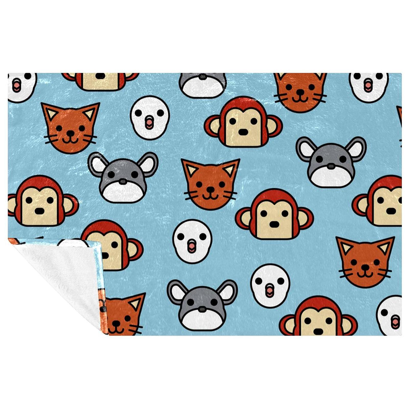 Couverture douce pour canapé et lit contre le froid plaid 150x100