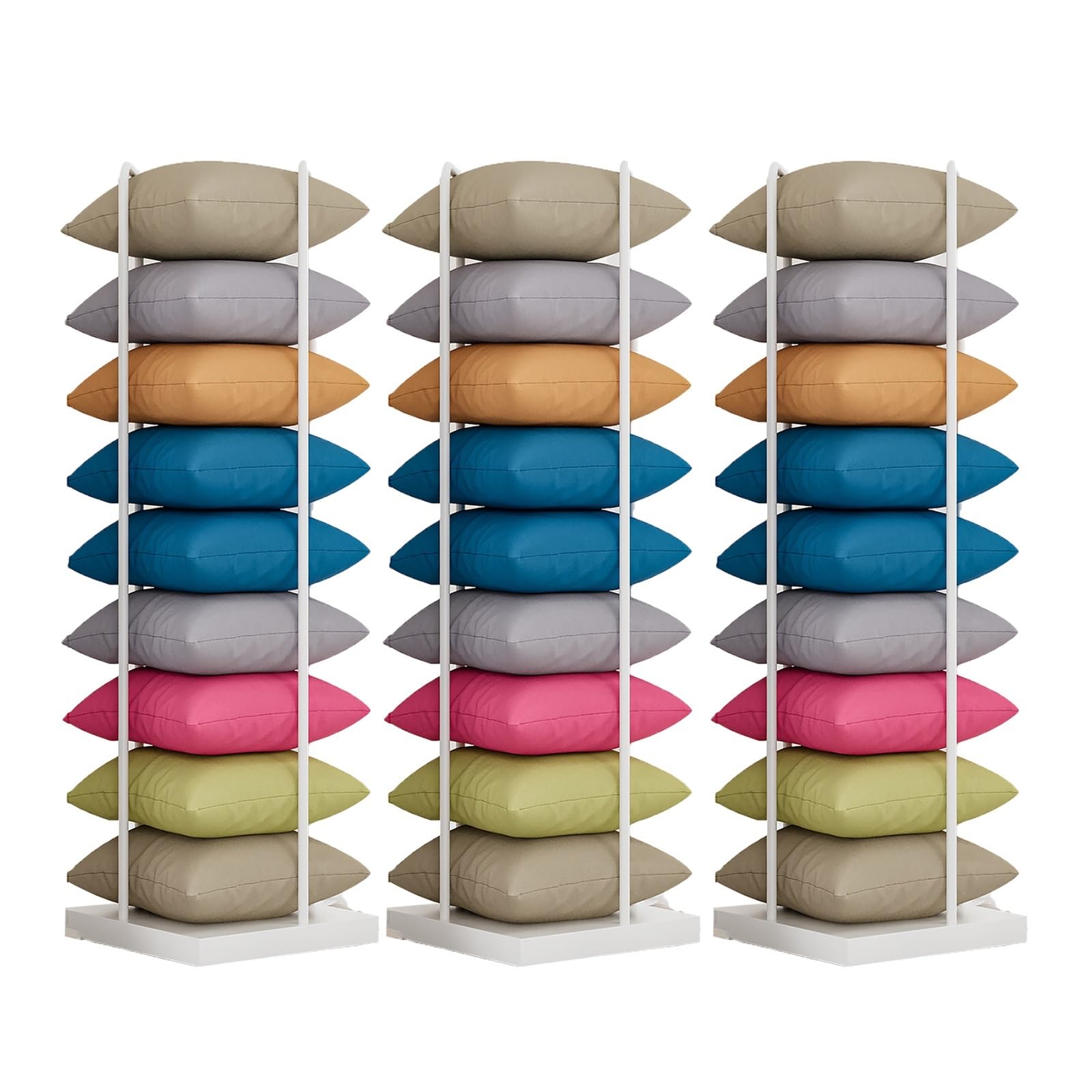 LZMZMQ Household Pillow Storage Rack for Bedroom, 56