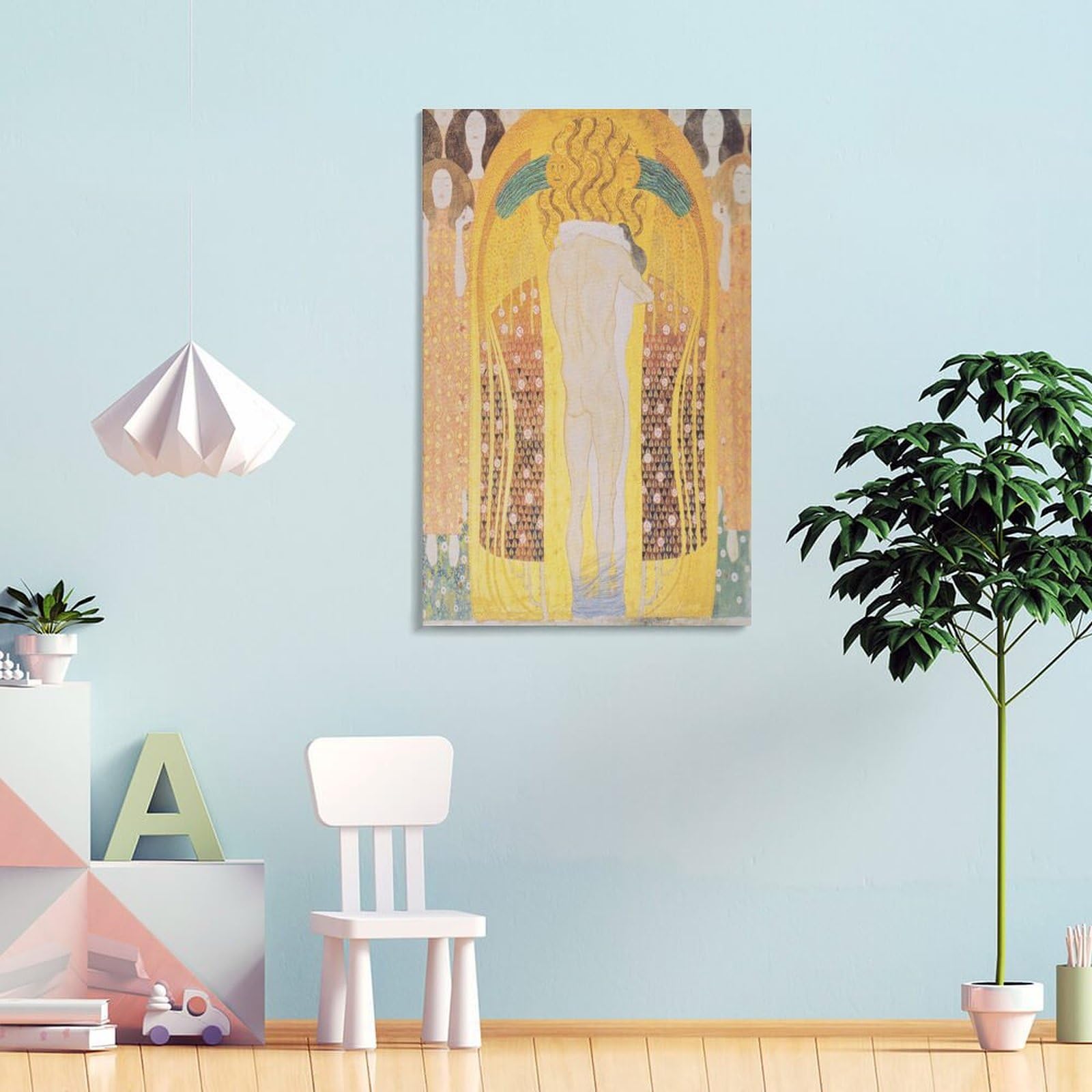 Amazon.co.jp: グスタフ・クリムト 楽園からの天使の合唱アート