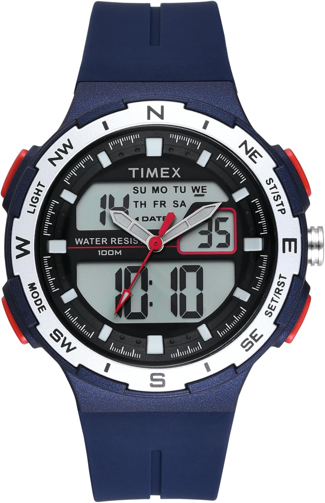 Men Analog-Digital Round Dial Watch- TWESK3302T