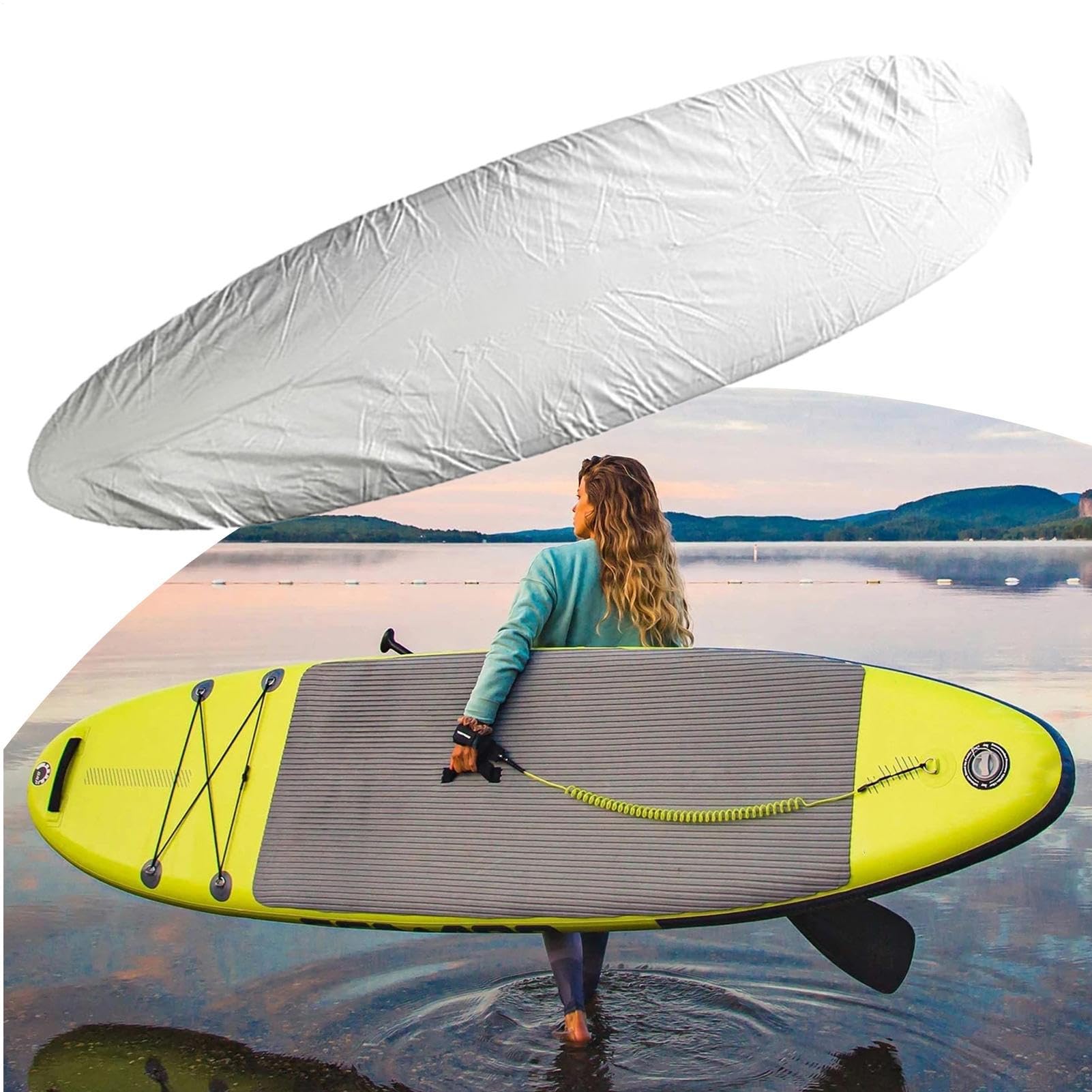 Copertura protettiva impermeabile per tavola da surf, antipolvere, protezione solare, protezione per tavola da surf per sport acquatici
