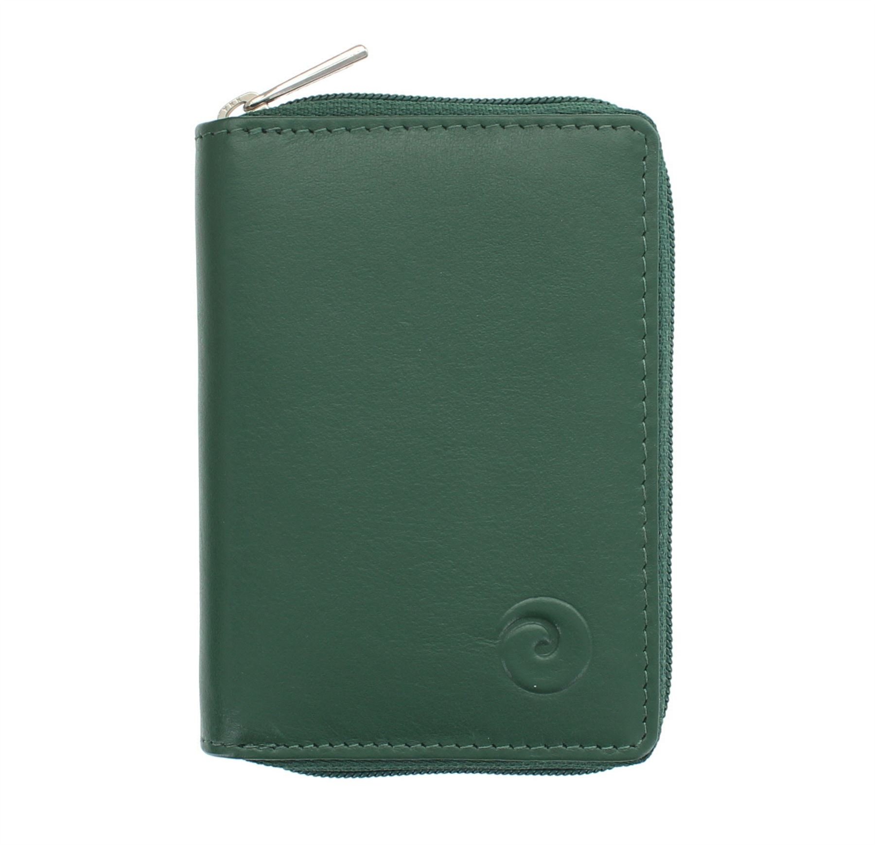 Mala Leather Men's Origin Collection Leather Concertina Credit Card Holder RFID PRotection - Green