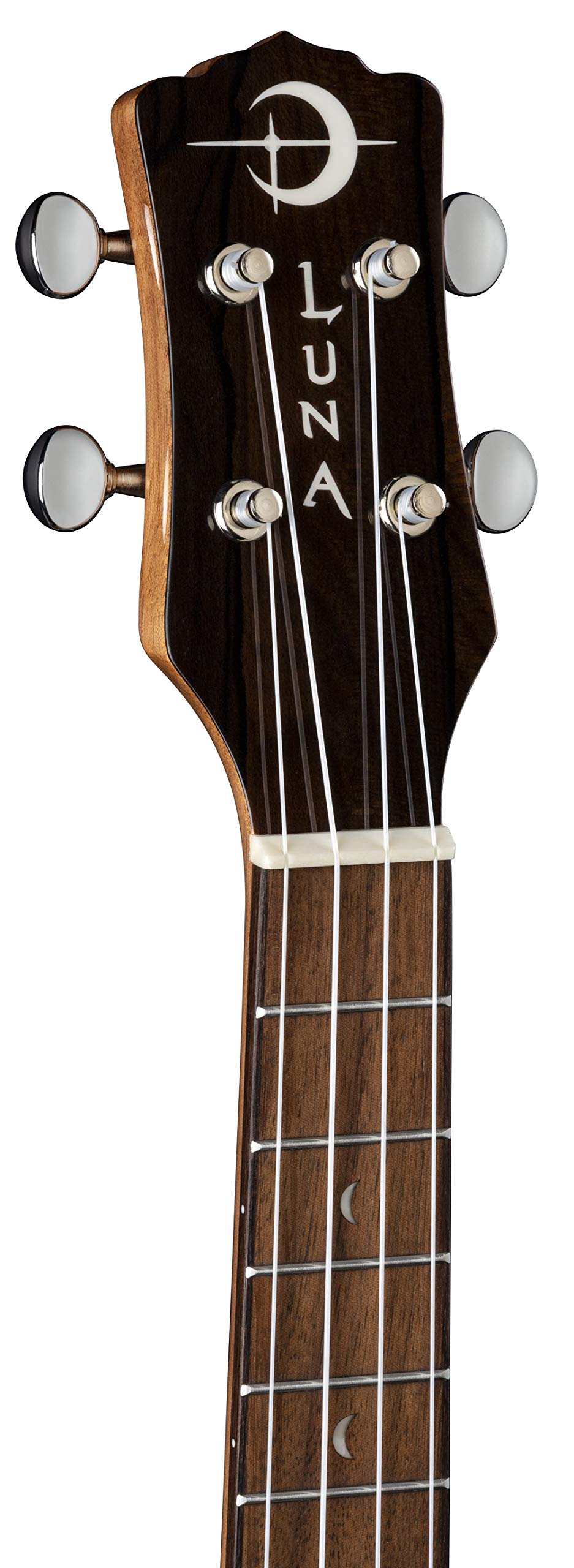 Luna Guitars Ziricote, 4-String Tenor Ukulele with Gigbag (UKE ZIRI T) - Image 4