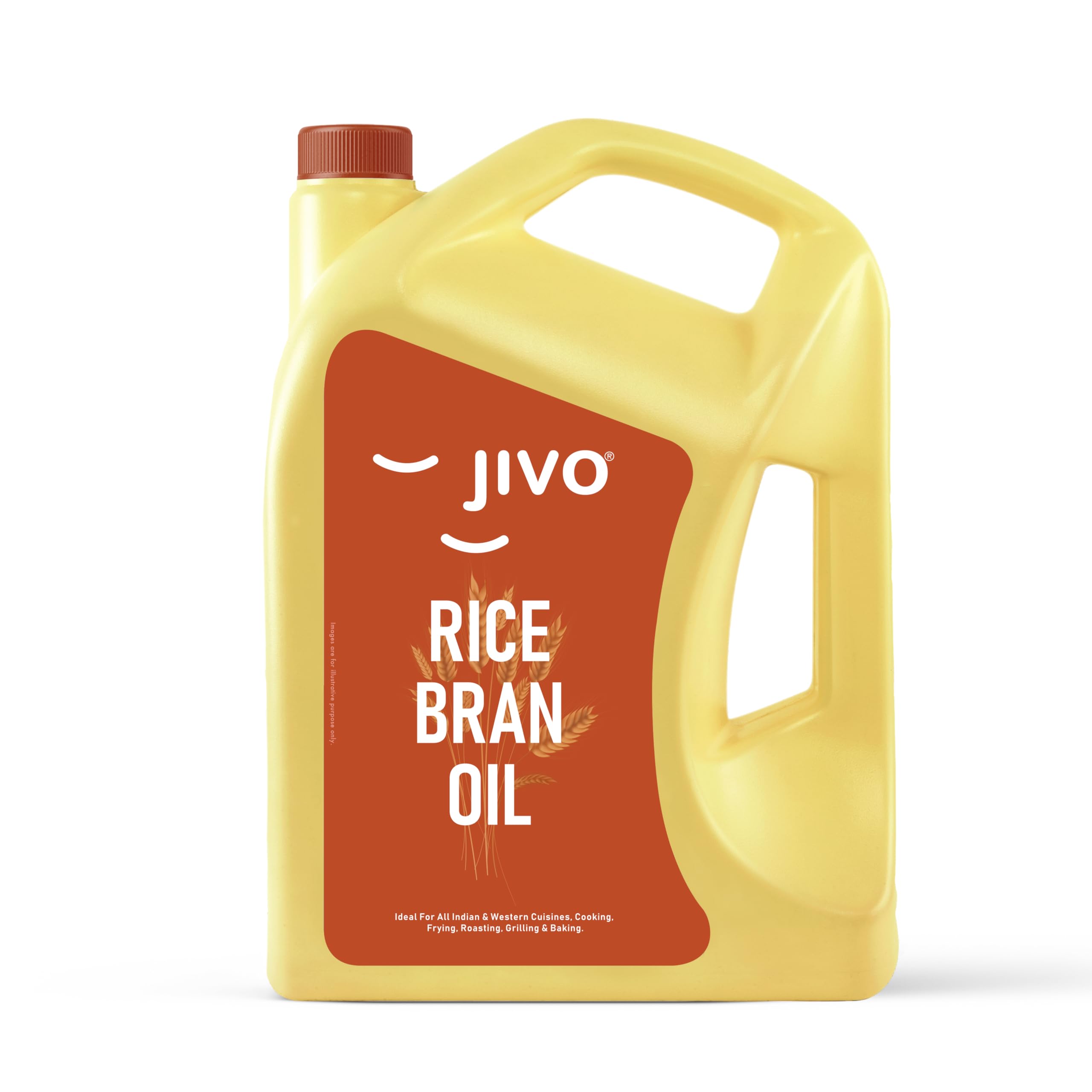 Jivo Rice Bran Oil 5 Litre | Premium Cooking Oil | Rich in Antioxidants | Ideal for Deep Frying, Sauteing & Baking | Chemical-Free discount deal