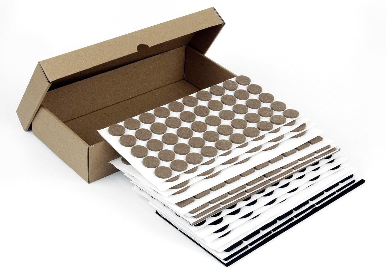 Mega Value Pack Self-Adhesive Felt Furniture Pads for Hardwood Floors