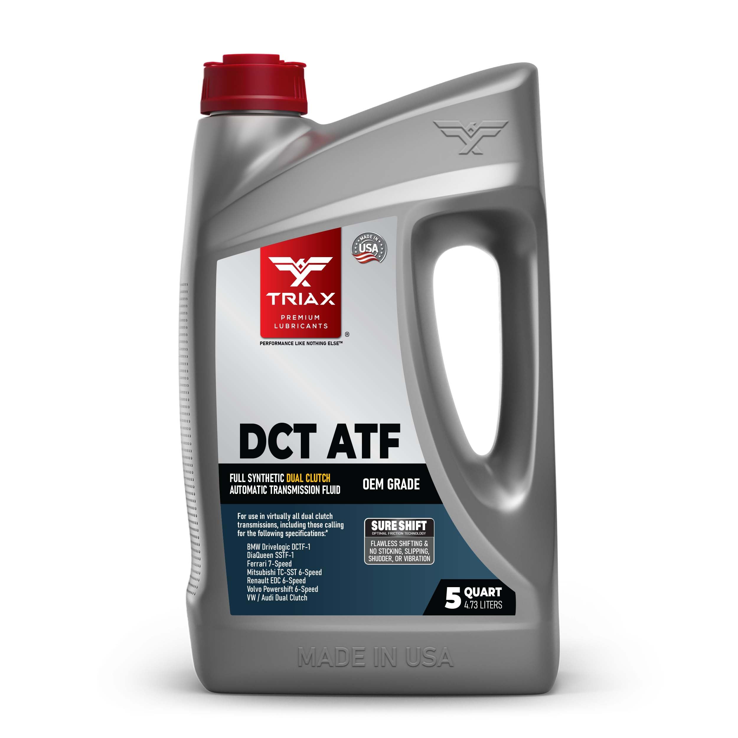 TRIAX DCT ATF - Full Synthetic Dual Clutch Automatic Transmission Fluid - OEM Grade - Compatible with Direct Shift Gearboxes and Dual Clutch