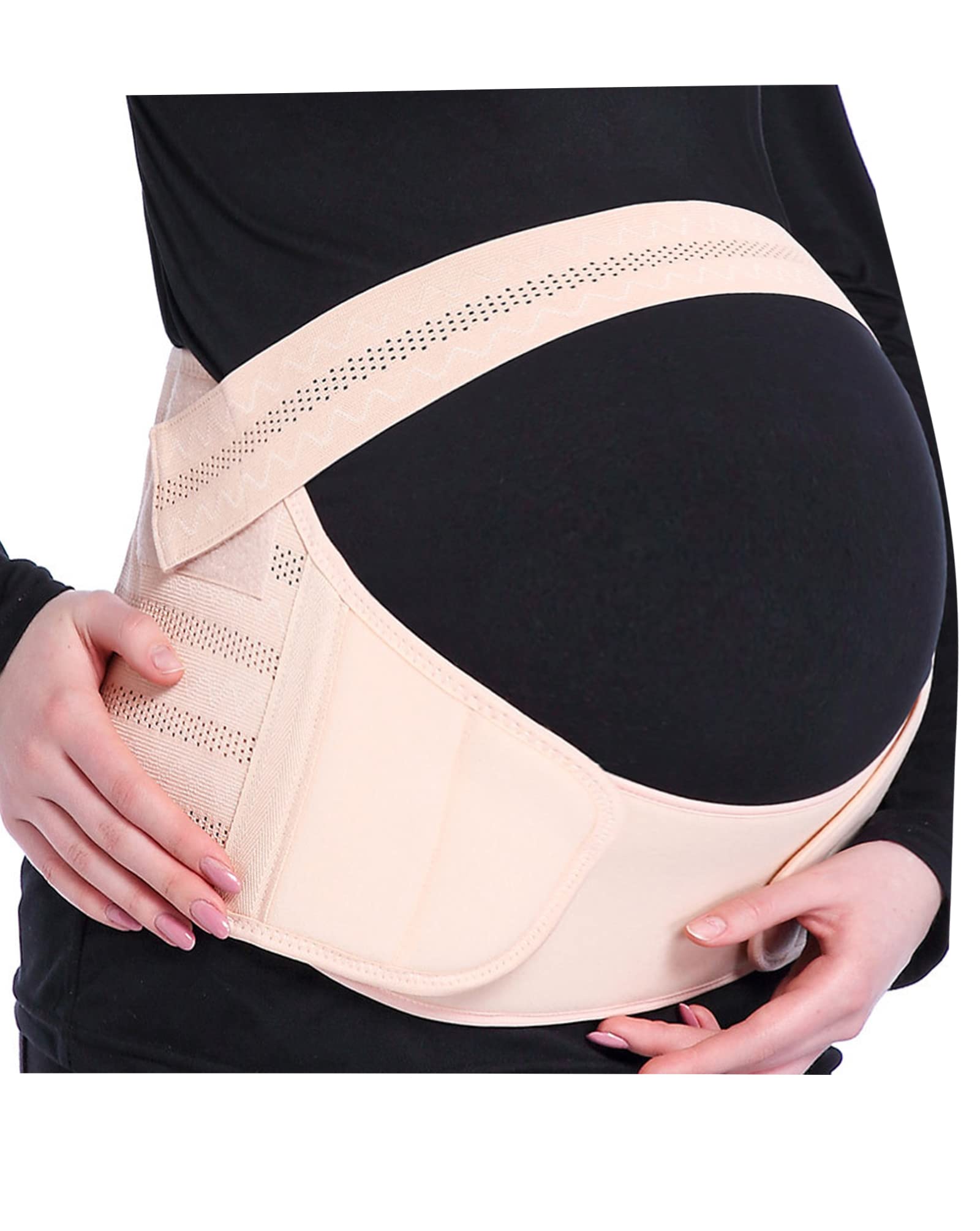 Jengo Pregnancy Support Belt Maternity & Postpartum Band - Relieve Back, Pelvic, Hip Pain,Labour & Recovery Back Brace Abdominal Binder Waist Support