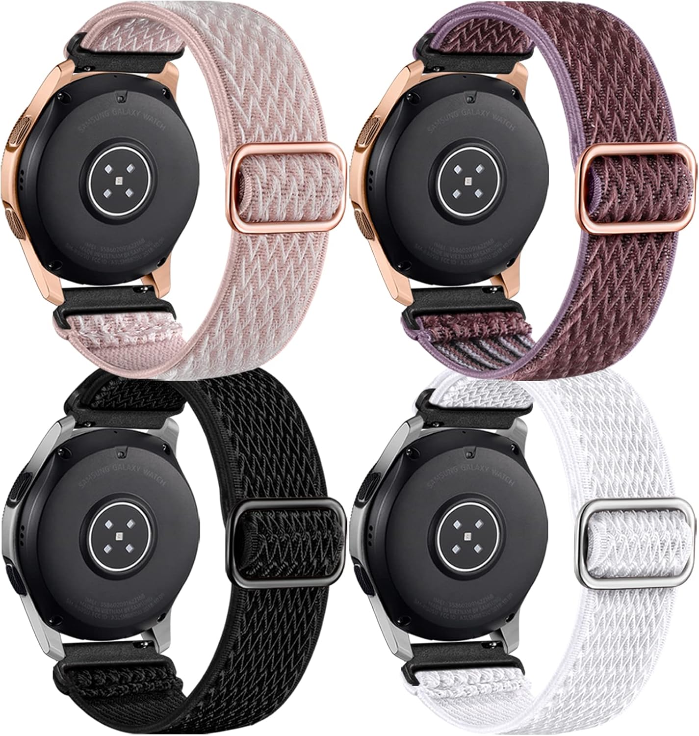 Upeak Elastic Nylon Strap for Samsung Galaxy Watch 5 40mm 44mm/Glaxy