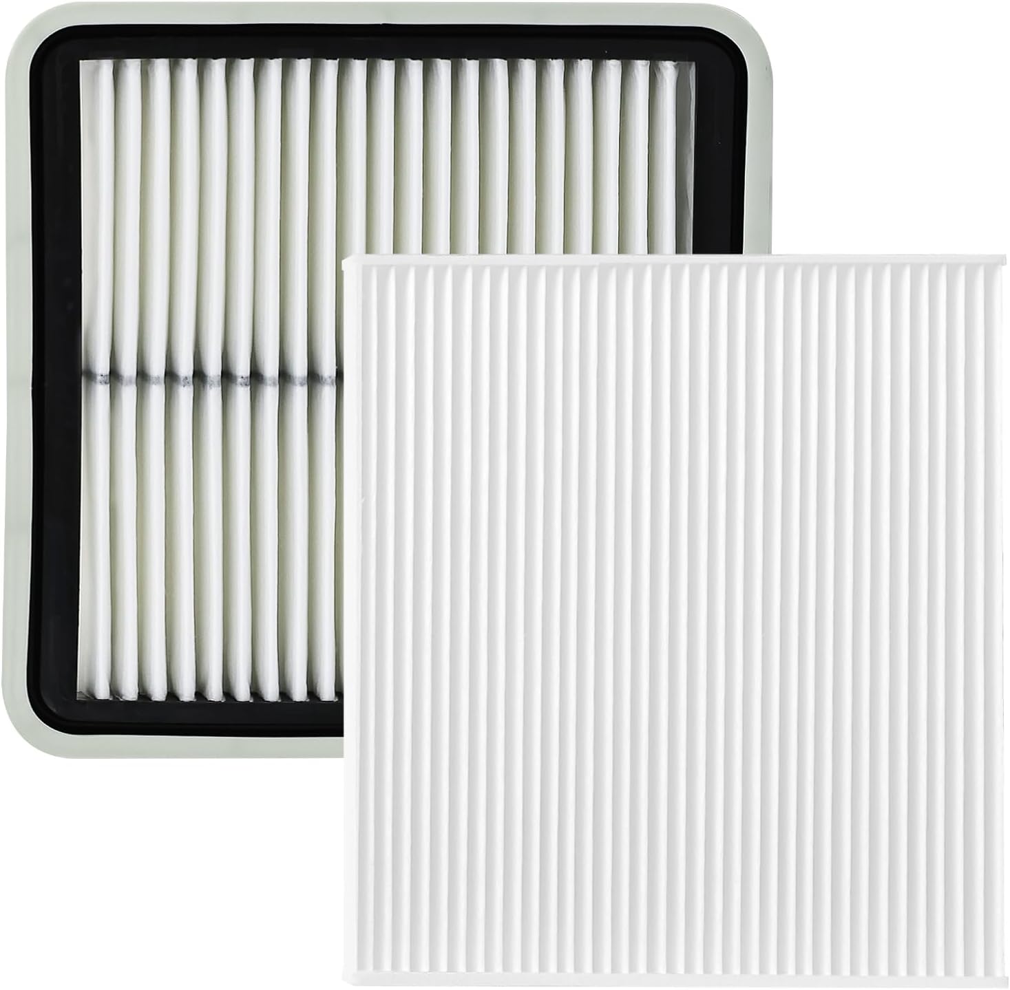 White Cabin Filter & Engine Air Filter Kit for Subaru Legacy 2019 2018 2017 2016 2015 2014 2013 2012 2011 2010