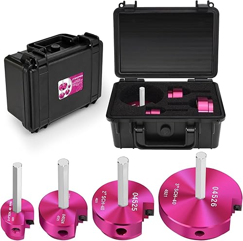 Miniatura 13 de Escariador de Tubería de PVC Cabezal de 1 Pulgada, Protector de Accesorios de PVC con Eje Hexagonal de 1/4 de Pulgada, Escariador de Accesorios