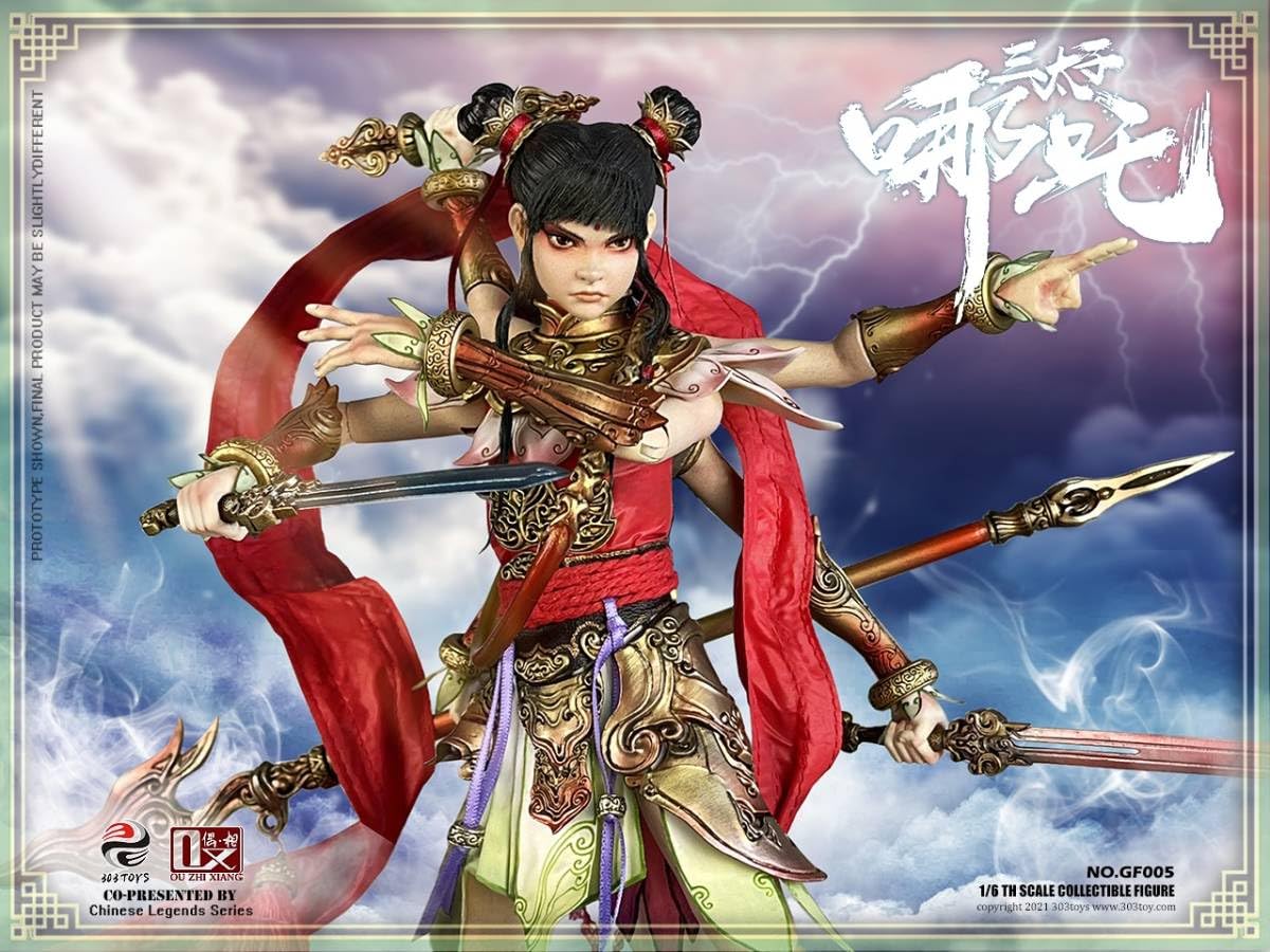 303TOYS x OUZHIXIANG 1/6 三太子 なた DX.Ver Amazon | 303TOYS x OUZHIXIANG 1/6 三太子 なた DX.Ver 未開封 GF005