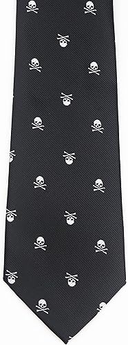 Vista 81 de Secdtie Corbata clásica de seda tejida jacquard a rayas para hombre Gris Negro