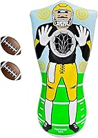 Vista 8 de Juego inflable de fútbol de 65 pulgadas, juego de lanzamiento de red de doble cara con mini bolas, juguete deportivo para fiestas en el patio