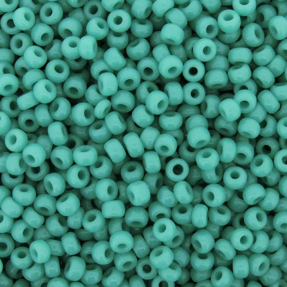 Miyuki Round Seed Bead Size 11/0 8.5g Opaque Turquoise by Miyuki