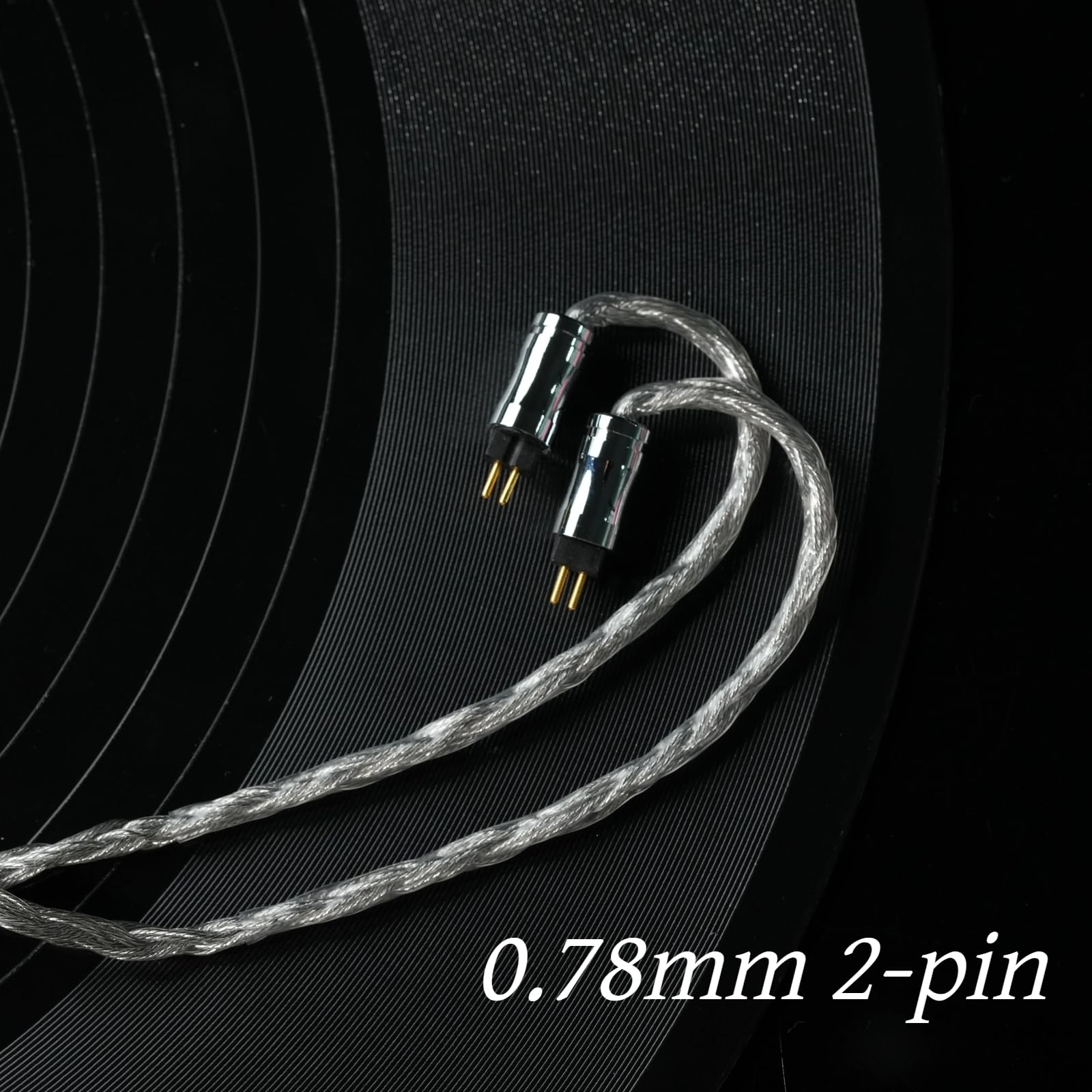 Cable de actualización de auriculares intrauditivos de 24 núcleos MMCX/QDC/0.78 de 2 pines a 4.4 mm/3.5 mm (gris, 3.5mm-M M C X)