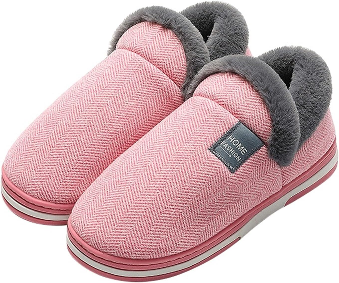 Men's slippers Warm Home Slippers Winter Short Plush Women Slippers Non Slip Bedroom Slippers Couple Soft Indoor Women Shoes Women's slippers