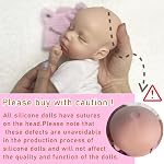 OtardDolls 33cm Reborn Baby Dolls Silicone Full Body Girl Lifelike Handmade Painted Dolls Silicone Reborn Babies for Kids