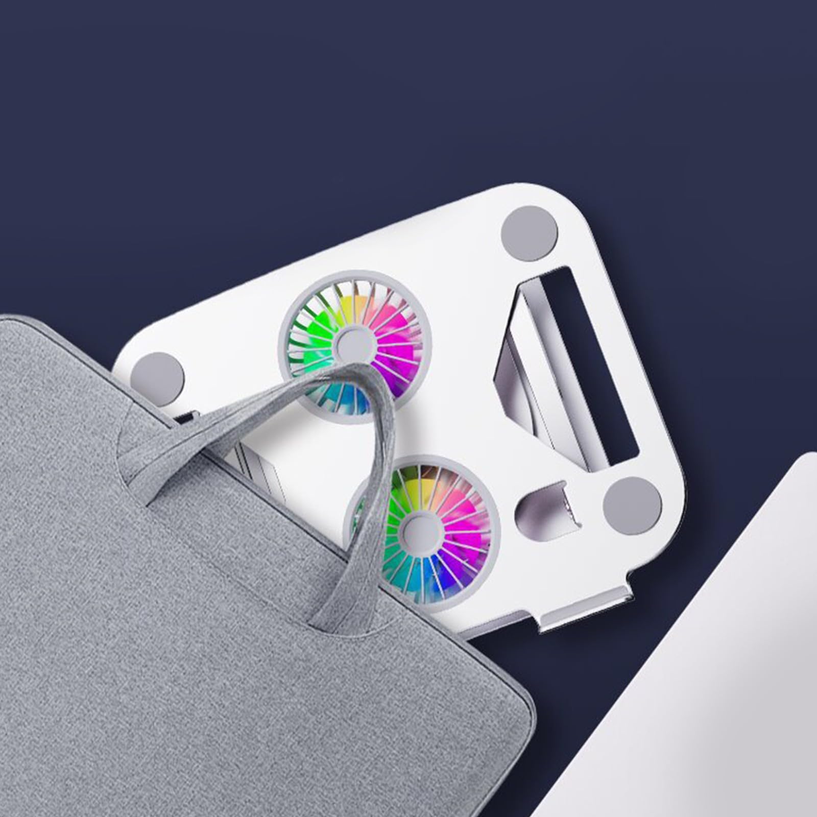 Soporte Ajustable Portátil 360 Grados Rotación Para Portátiles Y Tabletas Hasta 15 9 Pulgadas Con Rangos De Altura De 50 Mm 290 Mm Elevadores De Portátil De Altura