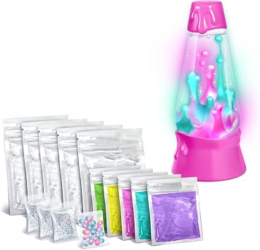 ألعاب القناة So Slime Glow Slime 5 Pack ، Fun Glow in The Dark Slime Kit with Container. تمدد ، اسحق ولعب