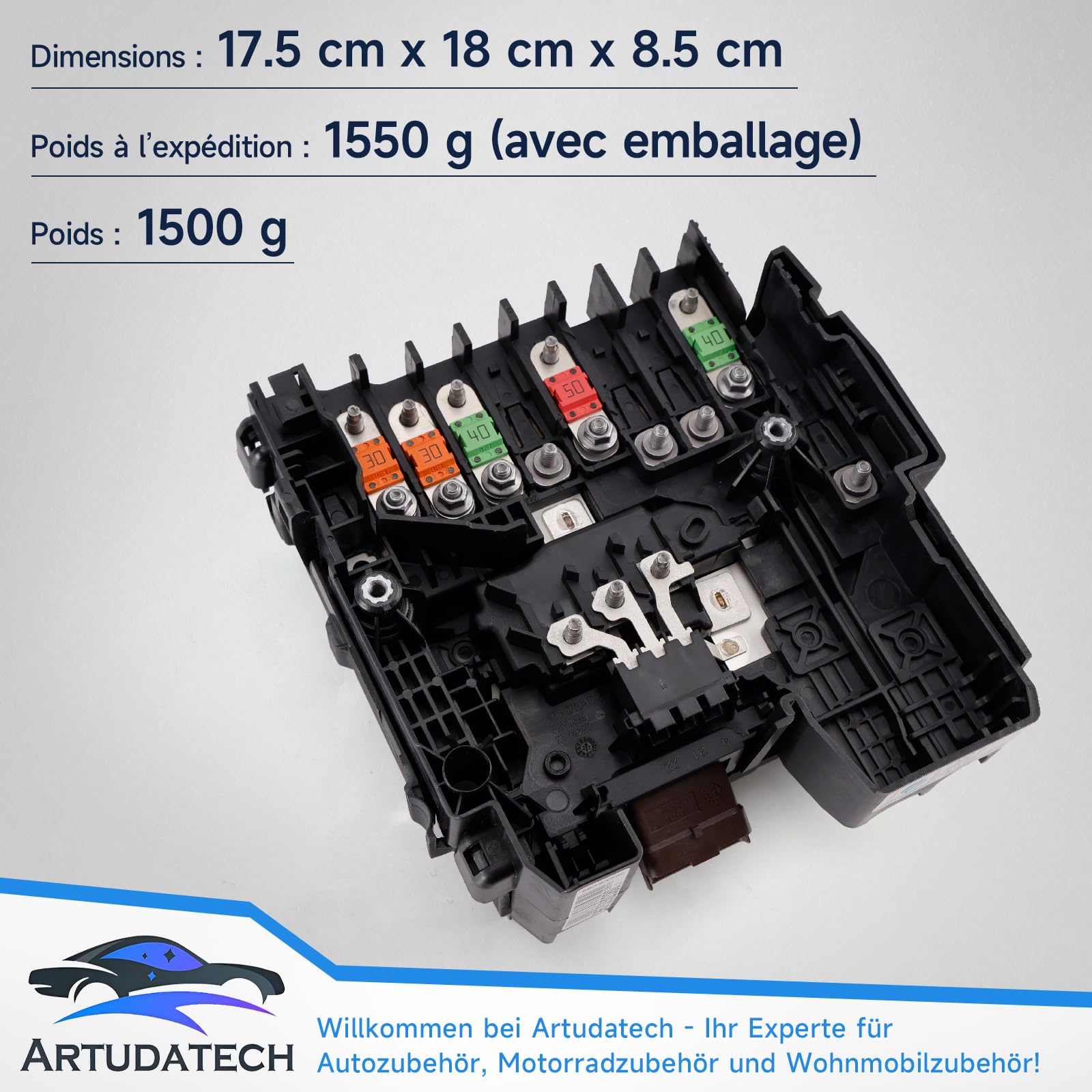 modulo fusibili tensione 9675350380 pezzo di ricambio compatibile con Citroën C4 Picasso compatibile con Peugeot 3008 5008