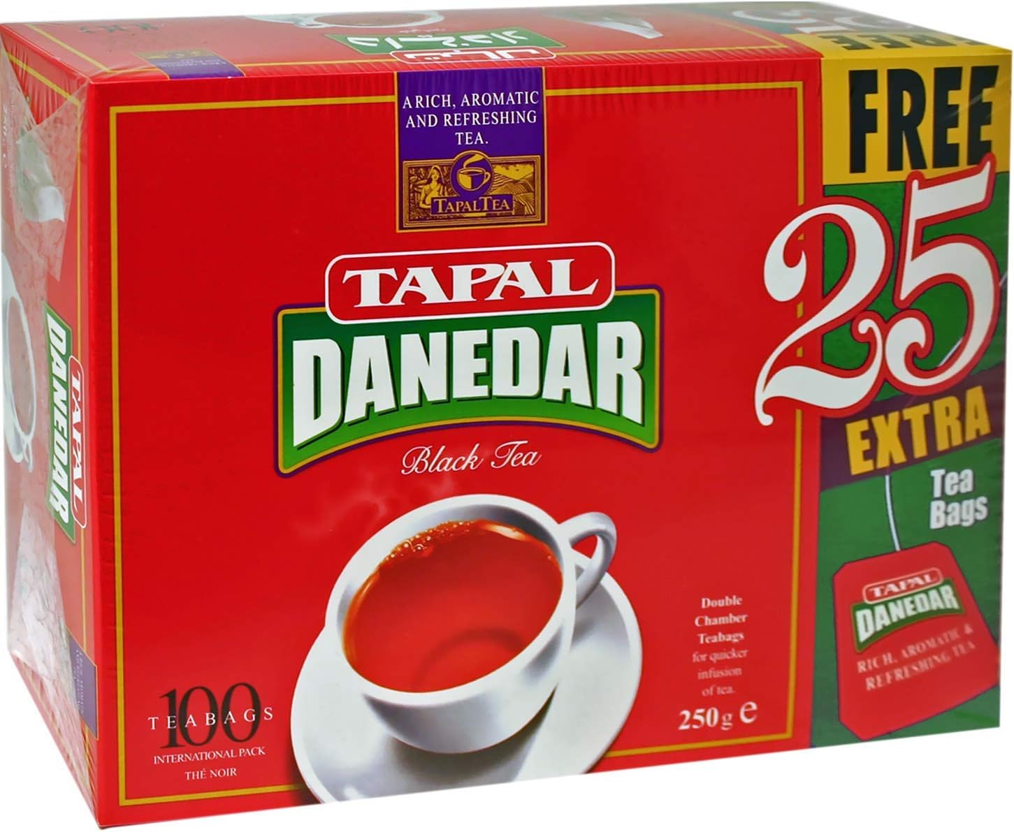 Danedar Black Tea, 100 Tea Bags