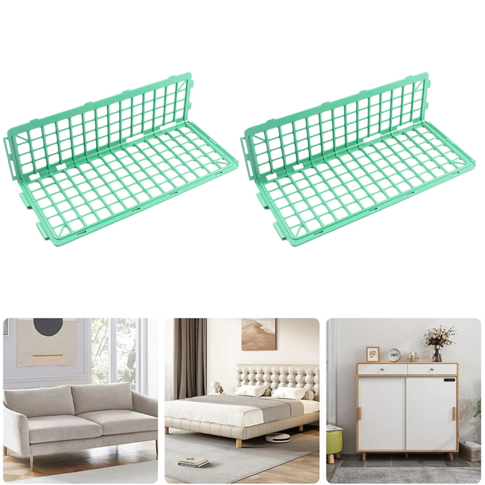 Bloqueadores de Cama para Mascotas | 12 Piezas de Barrera Flexible para Juguetes,Bloqueador para Gatos Bajo Cama Protector De Sofá,para Guardería, Sala de Estar, Sofá, Mostrador, Sillón Reclinable