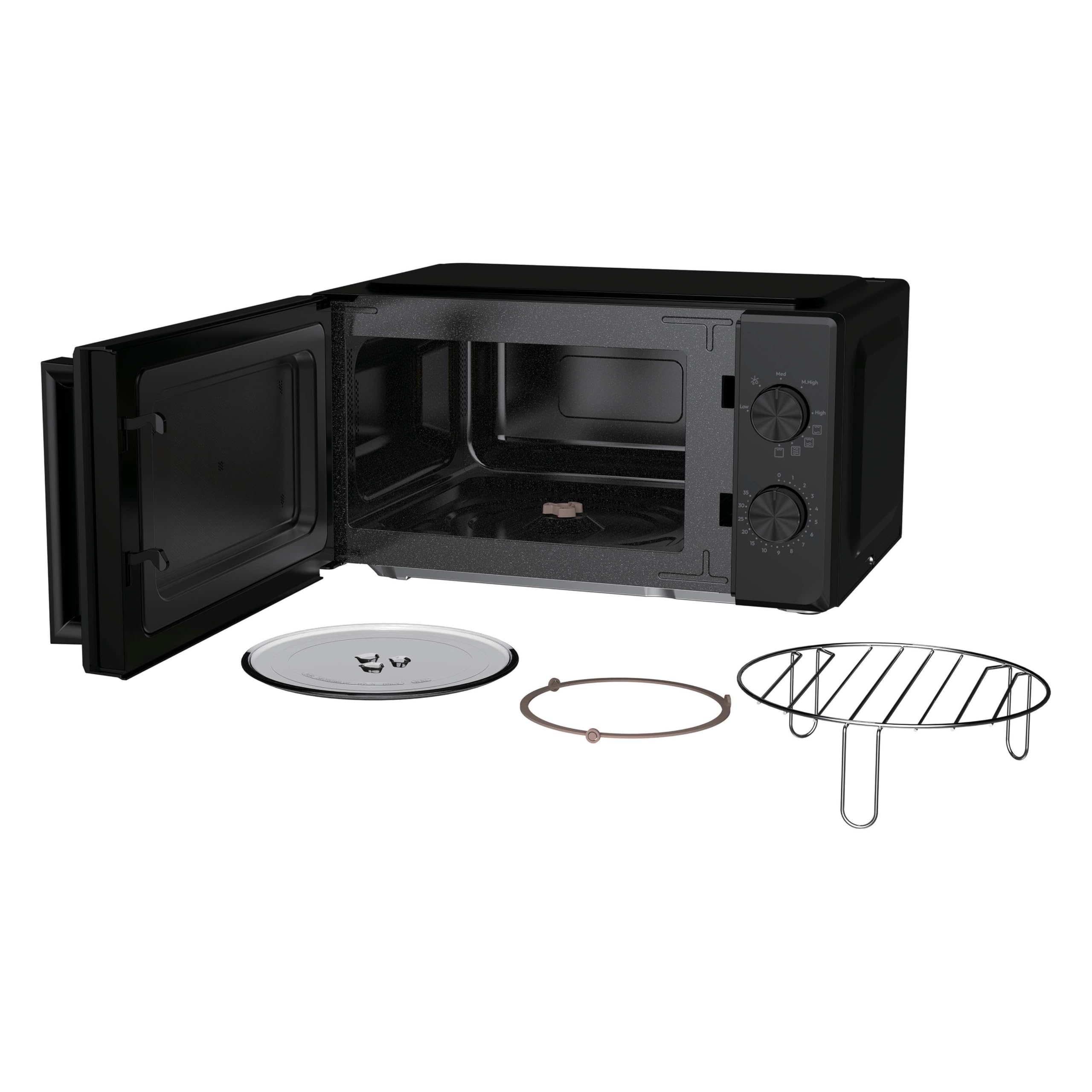Candy Forno a Microonde con Grill 20 Litri, 700W, Nero